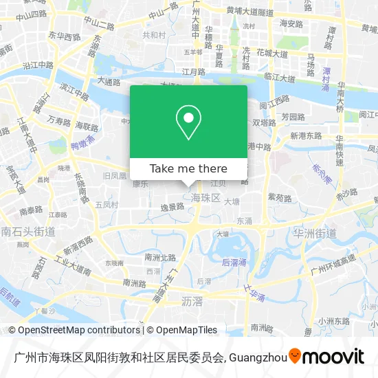 广州市海珠区凤阳街敦和社区居民委员会 map