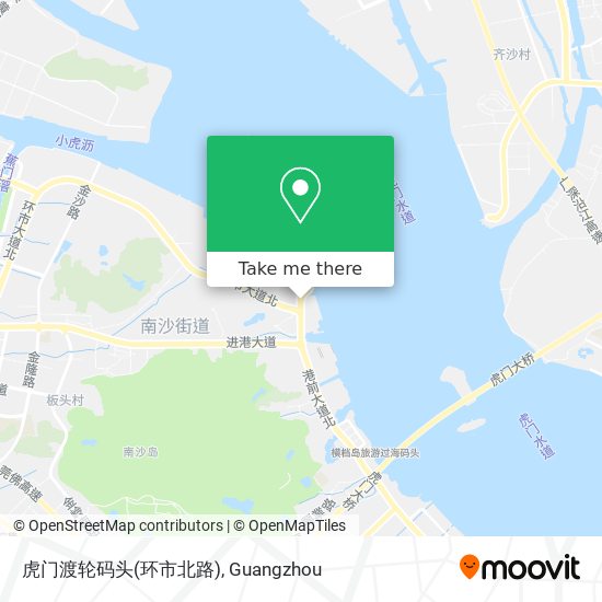 虎门渡轮码头(环市北路) map