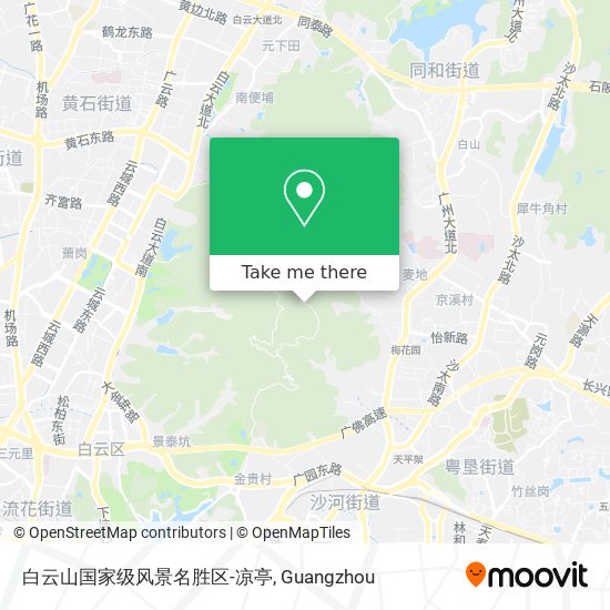 白云山国家级风景名胜区-凉亭 map