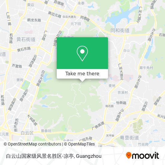 白云山国家级风景名胜区-凉亭 map