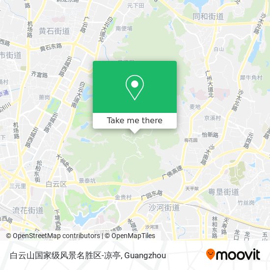 白云山国家级风景名胜区-凉亭 map