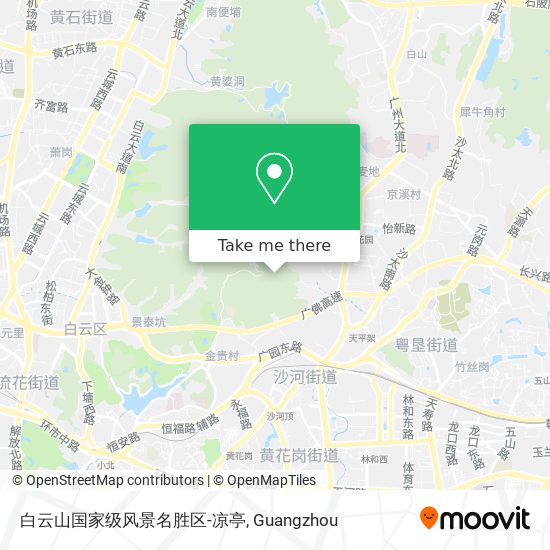 白云山国家级风景名胜区-凉亭 map