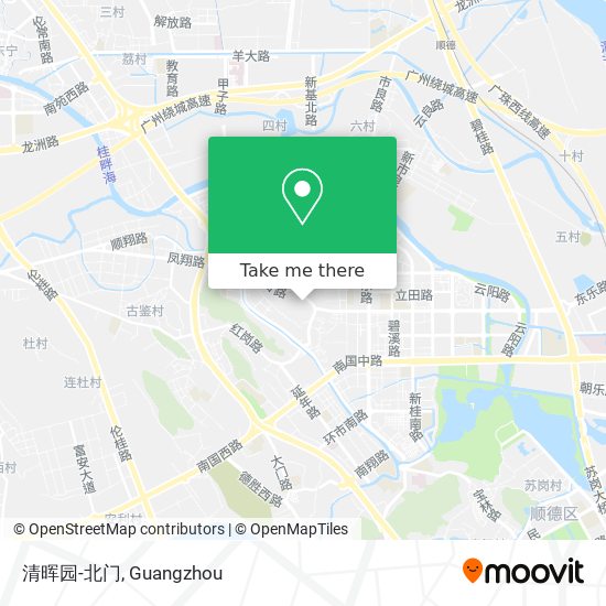 清晖园-北门 map