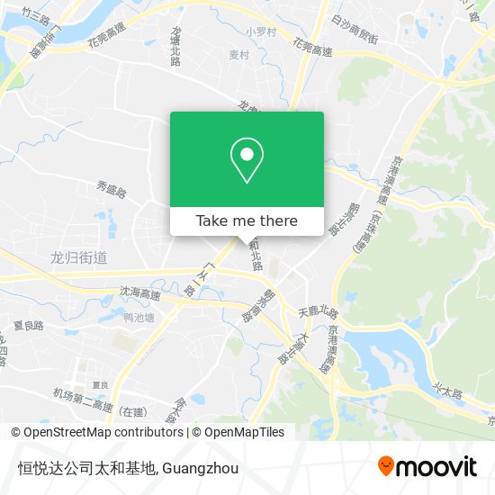恒悦达公司太和基地 map