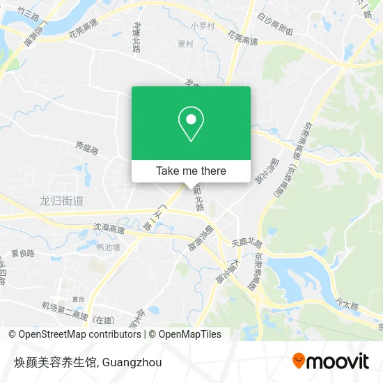 焕颜美容养生馆 map