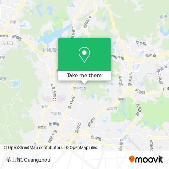 落山蛇 map