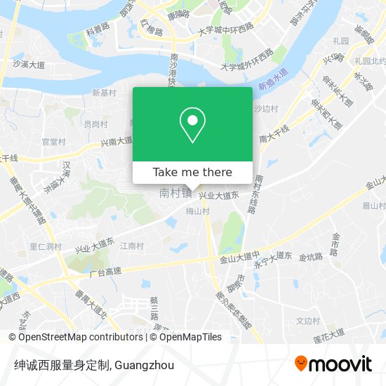 绅诚西服量身定制 map