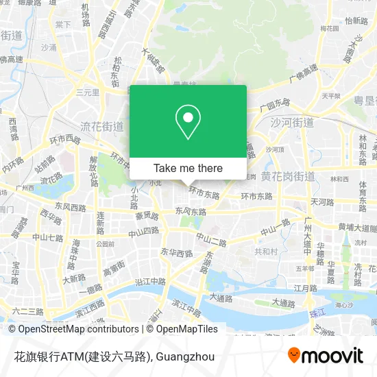 花旗银行ATM(建设六马路) map