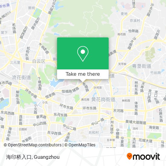 海印桥入口 map