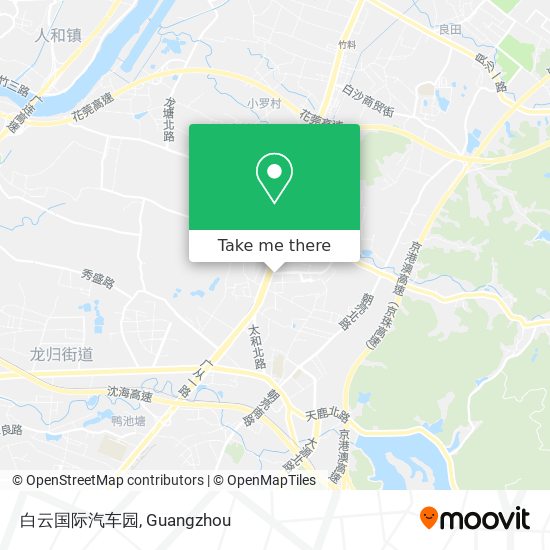 白云国际汽车园 map