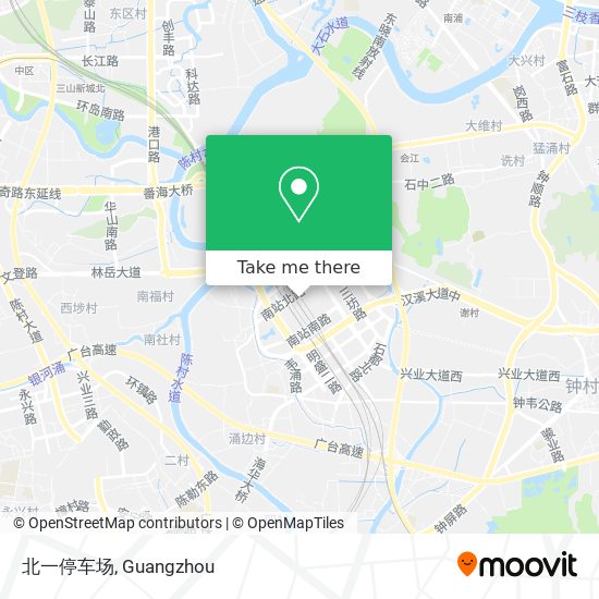 北一停车场 map