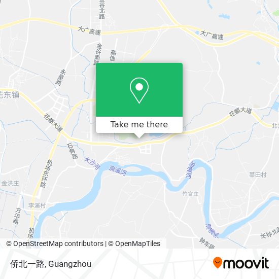 侨北一路 map