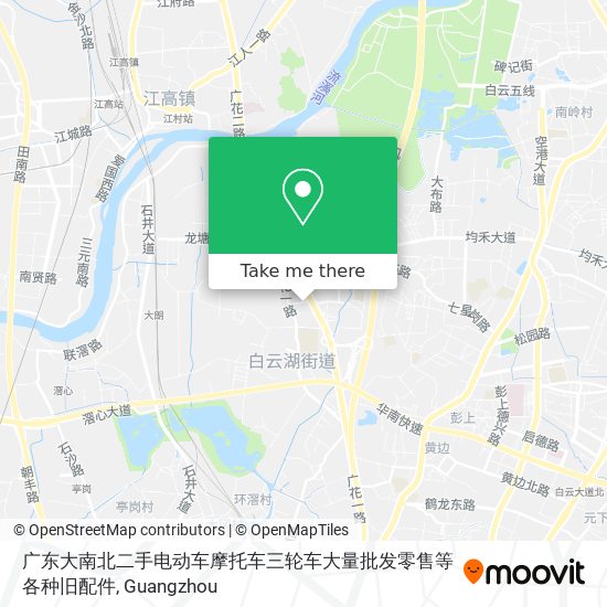 广东大南北二手电动车摩托车三轮车大量批发零售等各种旧配件 map