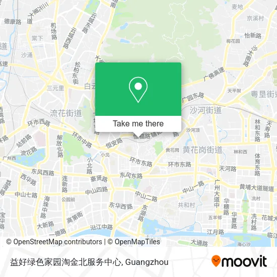 益好绿色家园淘金北服务中心 map