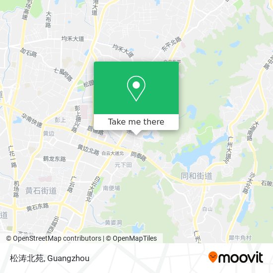 松涛北苑 map
