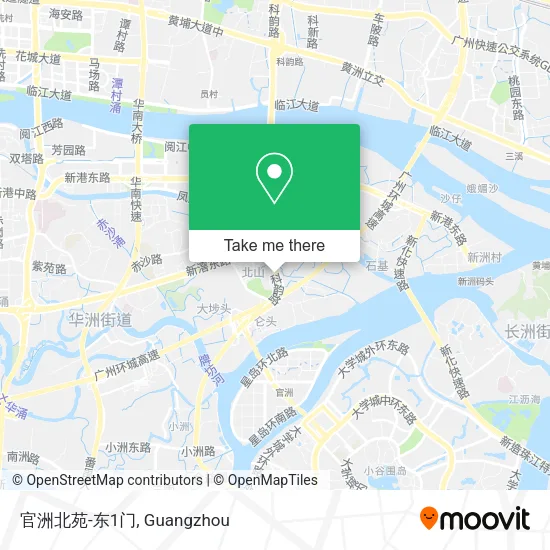 官洲北苑-东1门 map