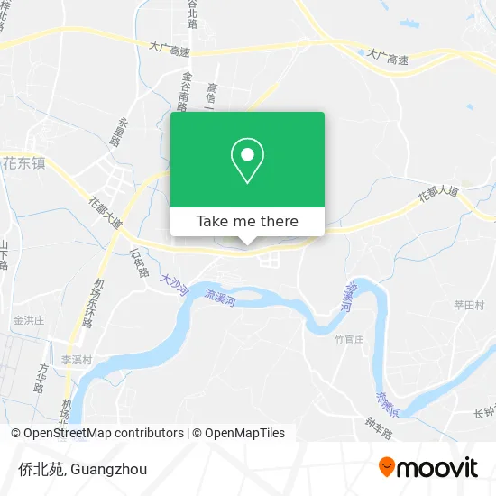 侨北苑 map