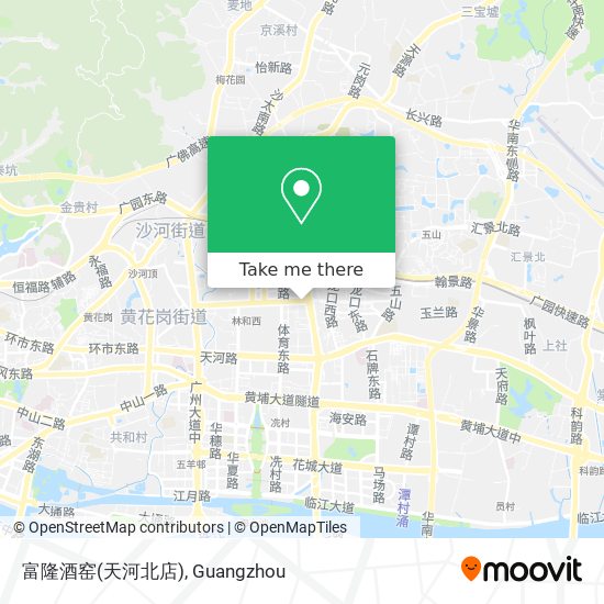 富隆酒窑(天河北店) map