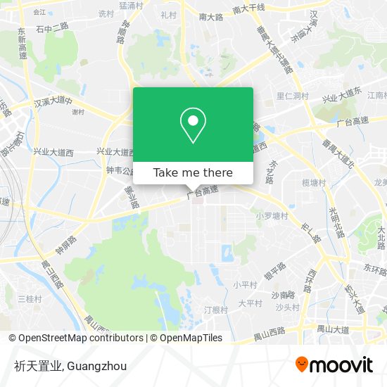 祈天置业 map