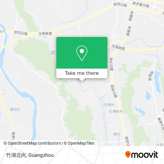 竹湖北向 map