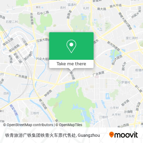 铁青旅游广铁集团铁青火车票代售处 map