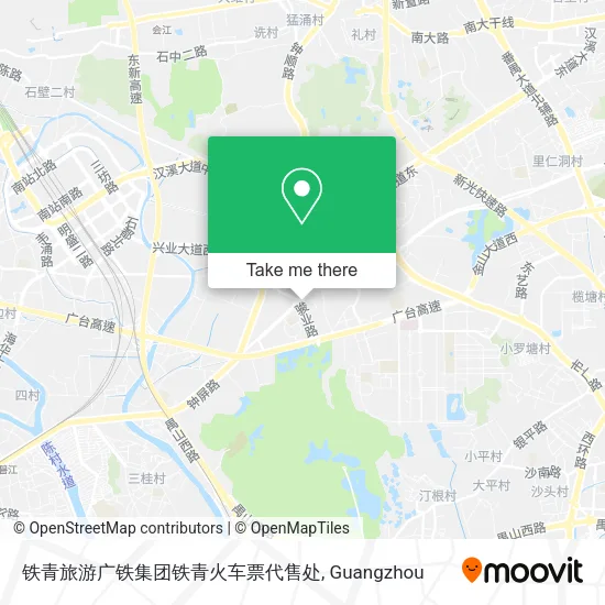 铁青旅游广铁集团铁青火车票代售处 map