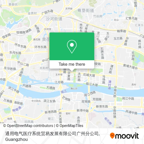 通用电气医疗系统贸易发展有限公司广州分公司 map