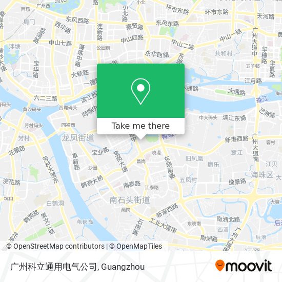 广州科立通用电气公司 map