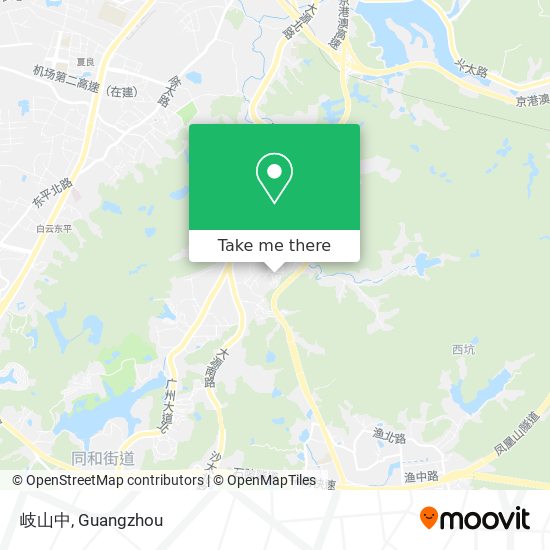 岐山中 map
