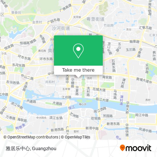 雅居乐中心 map