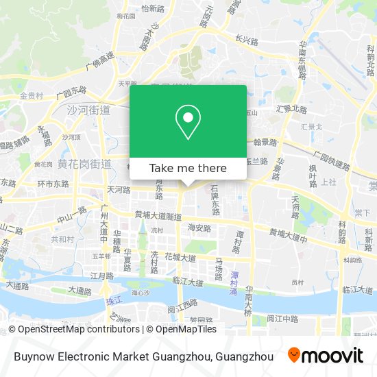 Buynow Electronic Market Guangzhou map