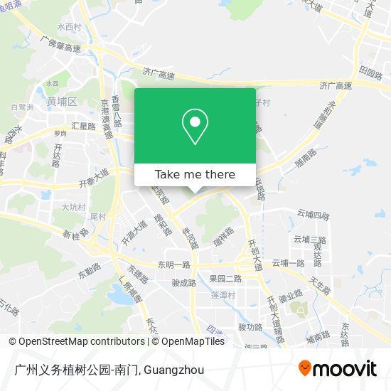 广州义务植树公园-南门 map