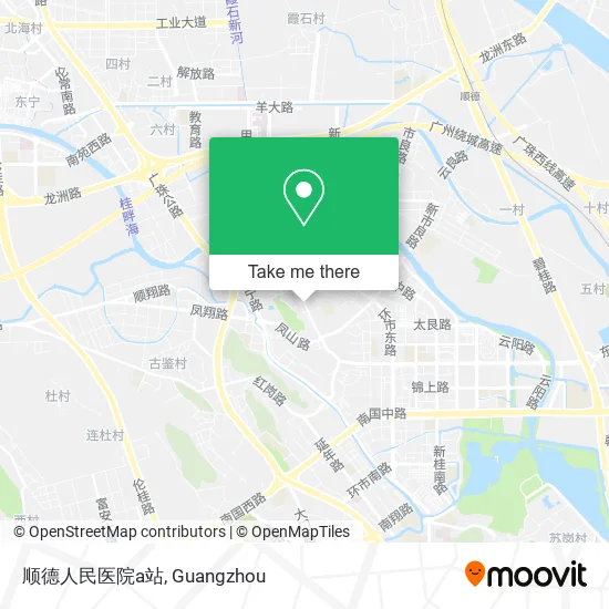 顺德人民医院a站 map