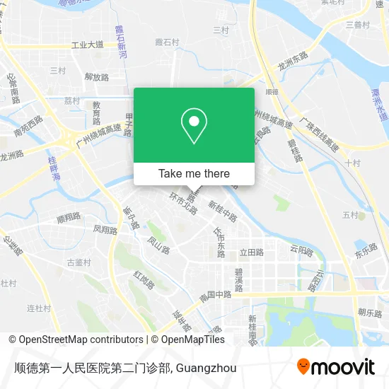 顺德第一人民医院第二门诊部 map