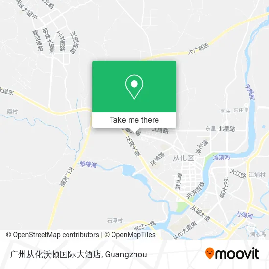 广州从化沃顿国际大酒店 map