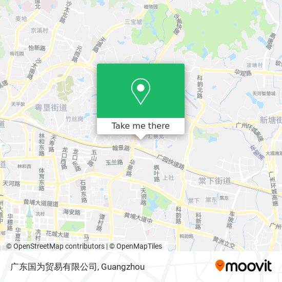 广东国为贸易有限公司 map