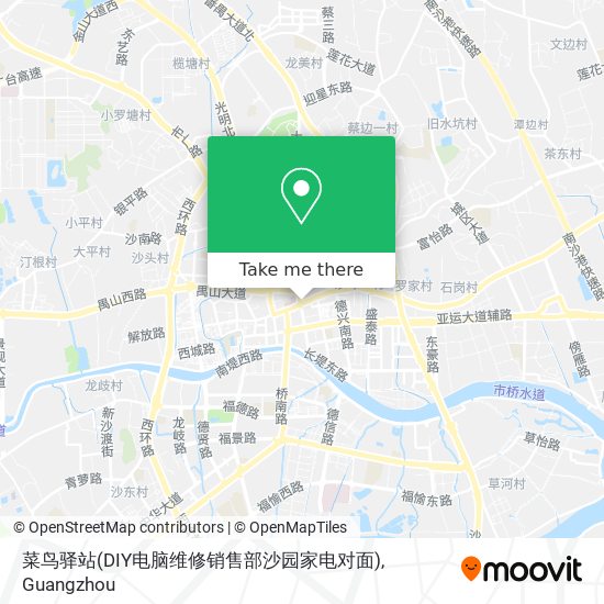 菜鸟驿站(DIY电脑维修销售部沙园家电对面) map