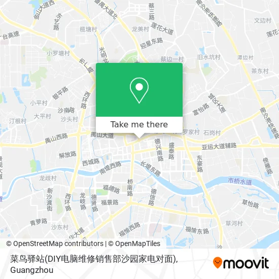 菜鸟驿站(DIY电脑维修销售部沙园家电对面) map
