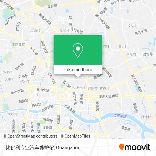 比佛利专业汽车养护馆 map