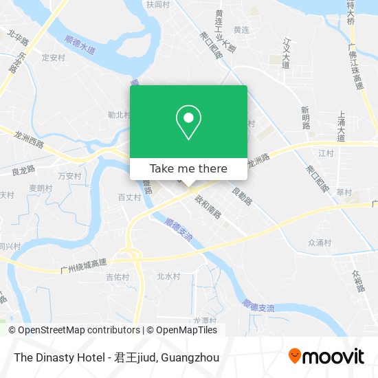 The Dinasty Hotel - 君王jiud map