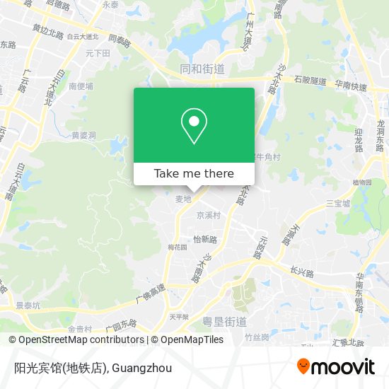 阳光宾馆(地铁店) map