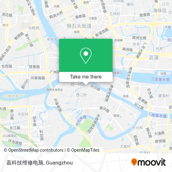嘉科技维修电脑 map