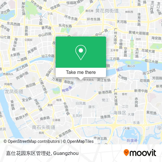 嘉仕花园东区管理处 map