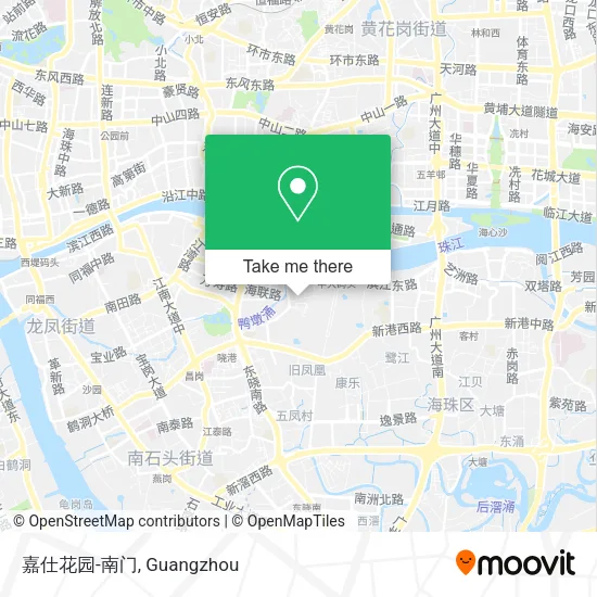 嘉仕花园-南门 map