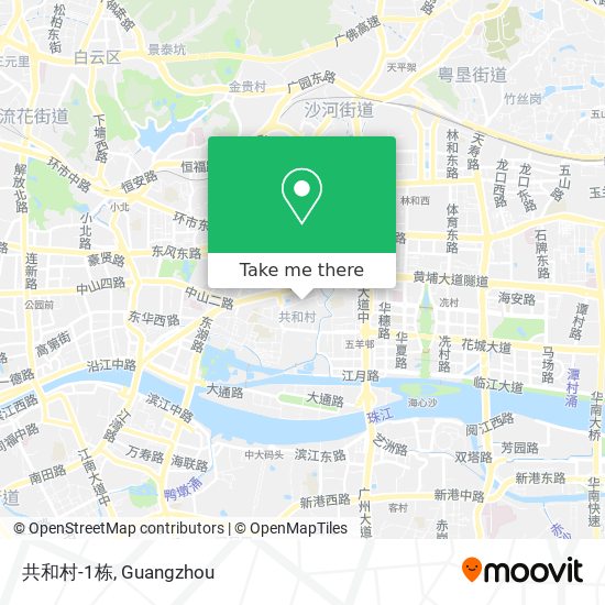 共和村-1栋 map