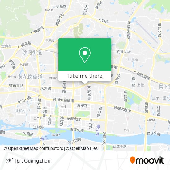 澳门街 map