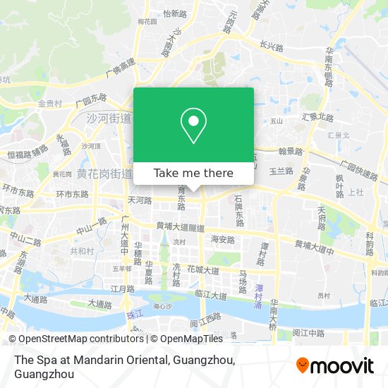 The Spa at Mandarin Oriental, Guangzhou map