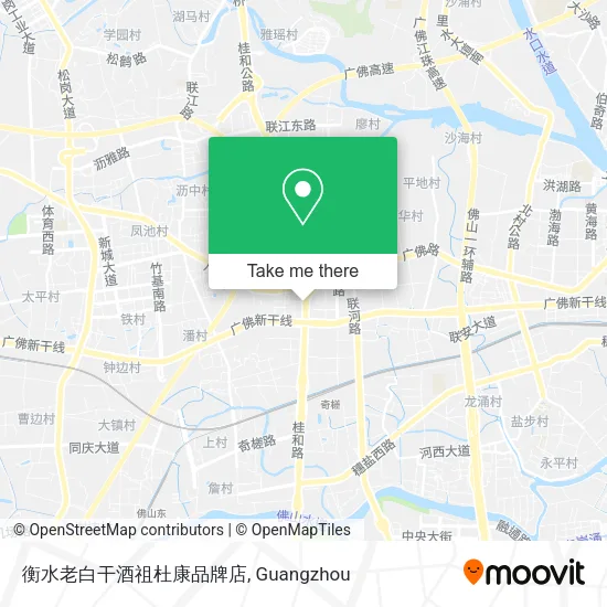 衡水老白干酒祖杜康品牌店 map