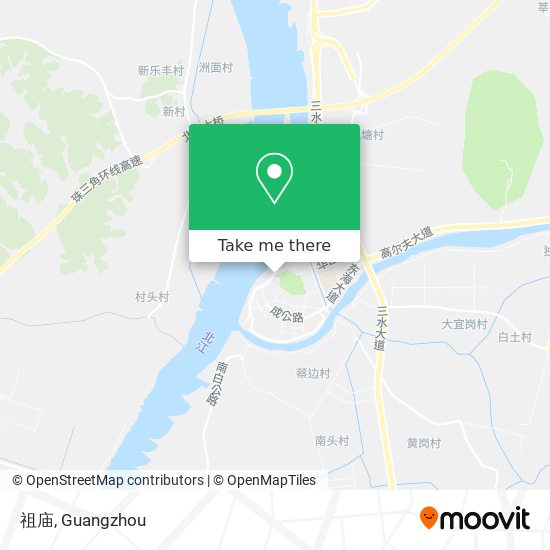祖庙 map