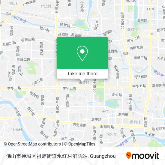 佛山市禅城区祖庙街道永红村消防站 map